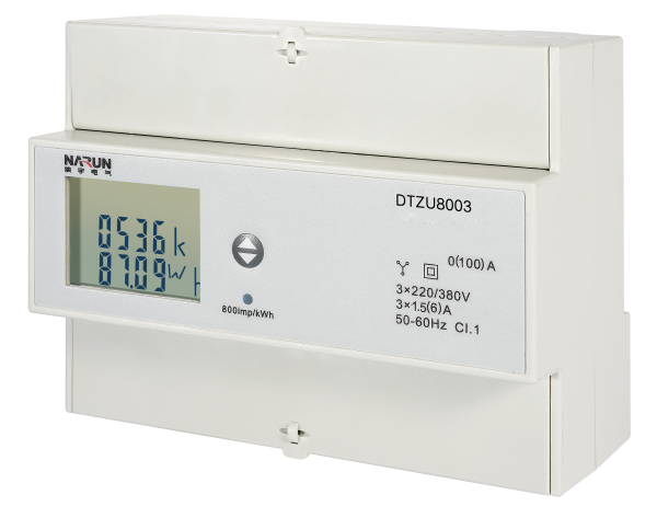 DTZU8003-K7三相四線(xiàn)智能(néng)電(diàn)能(néng)表5（80）A